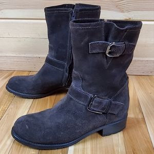 Davos Gomma Brown Suede Boots Women's‎ Size 7